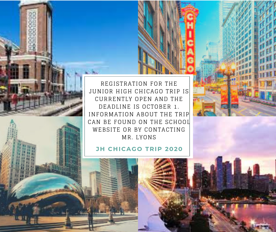 Chicago Trip Registration Now Open