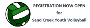 Youth Volleyball Registration Now Open