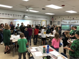 6th grade band performs the fight song