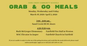 Grab and Go Meals