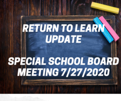 Return to Learn Update