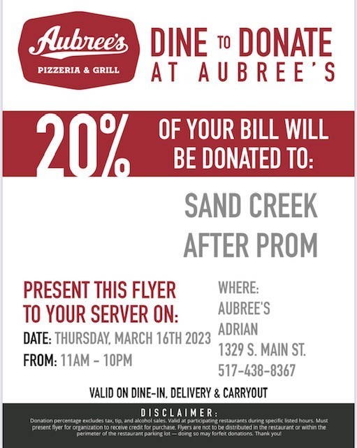After Prom Fundraiser